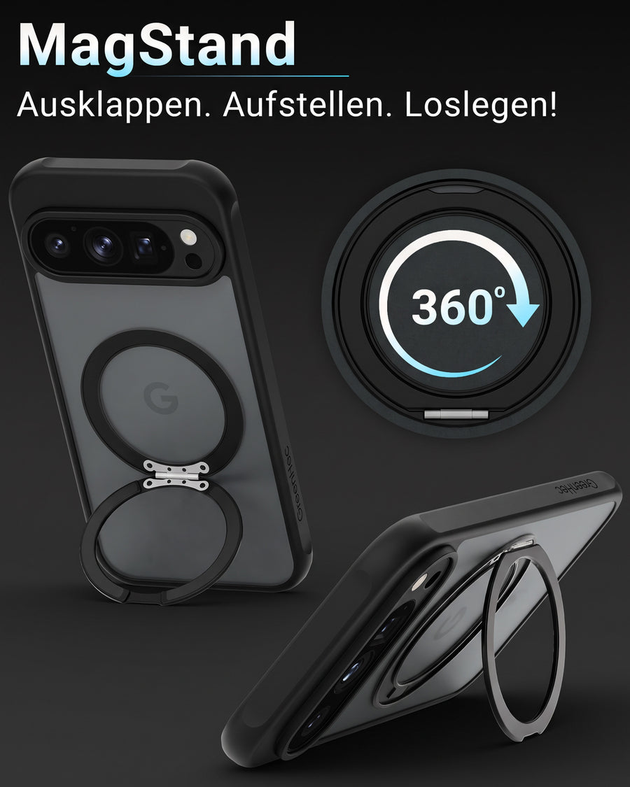 Aufklappen, aufstellen, loslegen.