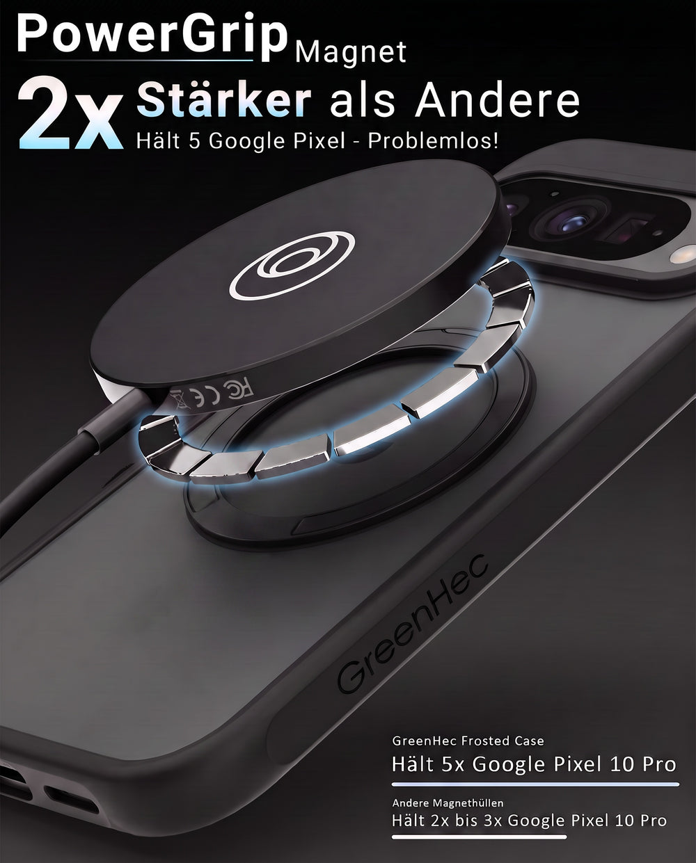 MagStand Frosted Case - für Google Pixel 10 / 10 Pro