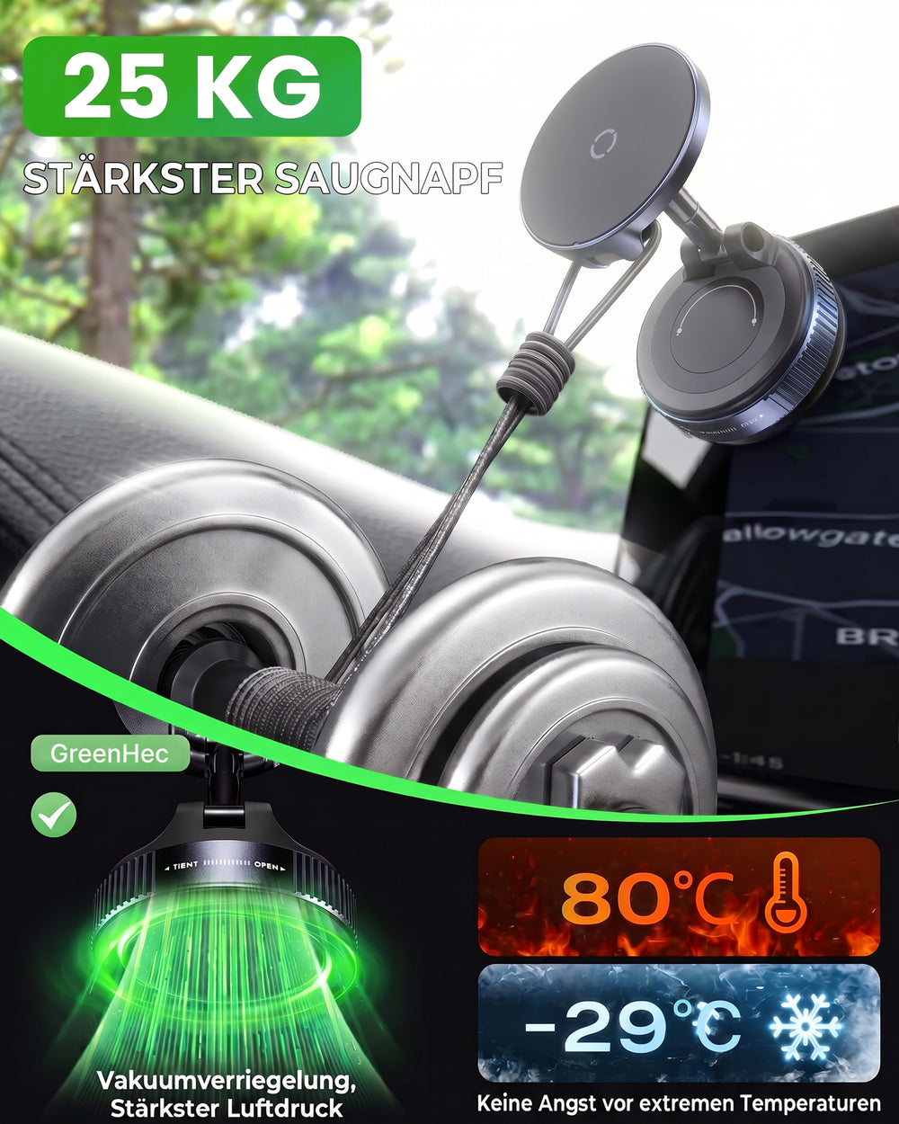Magnetic Phone Stand 15W Wireless Charger