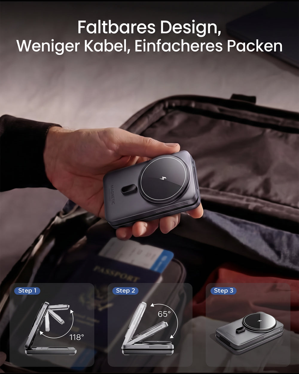 GreenHec 3in1 Klapp PowerBase