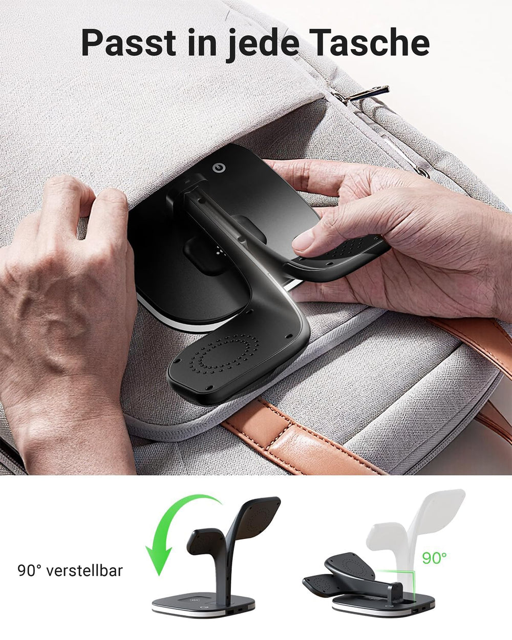 3-in-1 Magnetic PowerBase Charging Station for iPhone