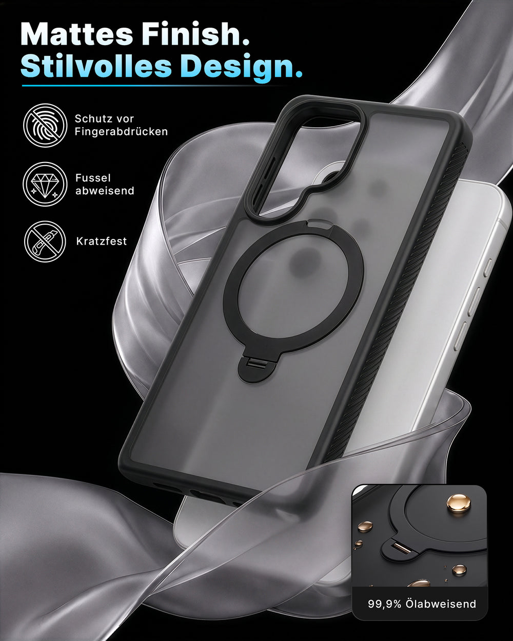 MagStand Frosted Case Samsung Galaxy