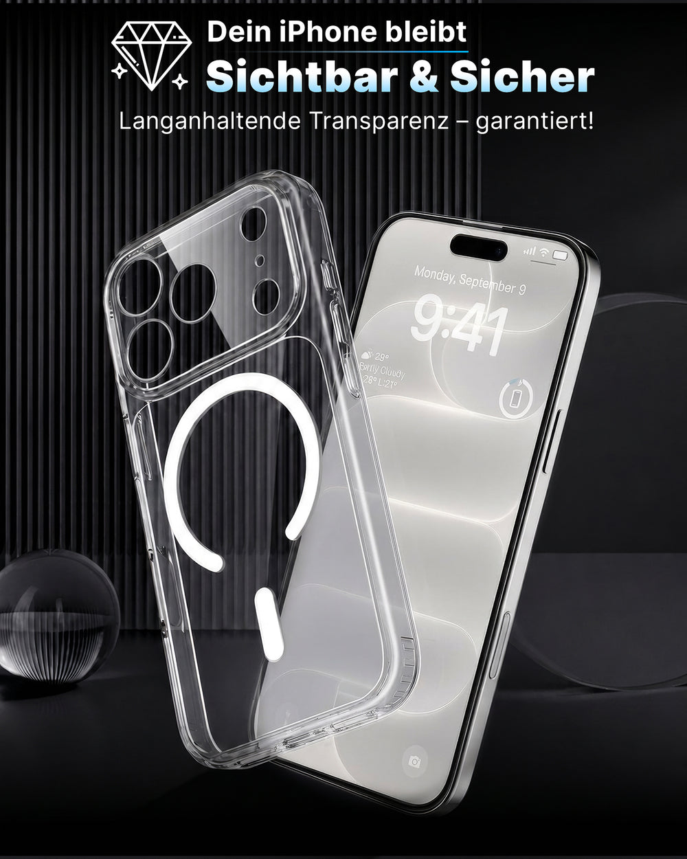 Clear Case Kameraschutz - für iPhone