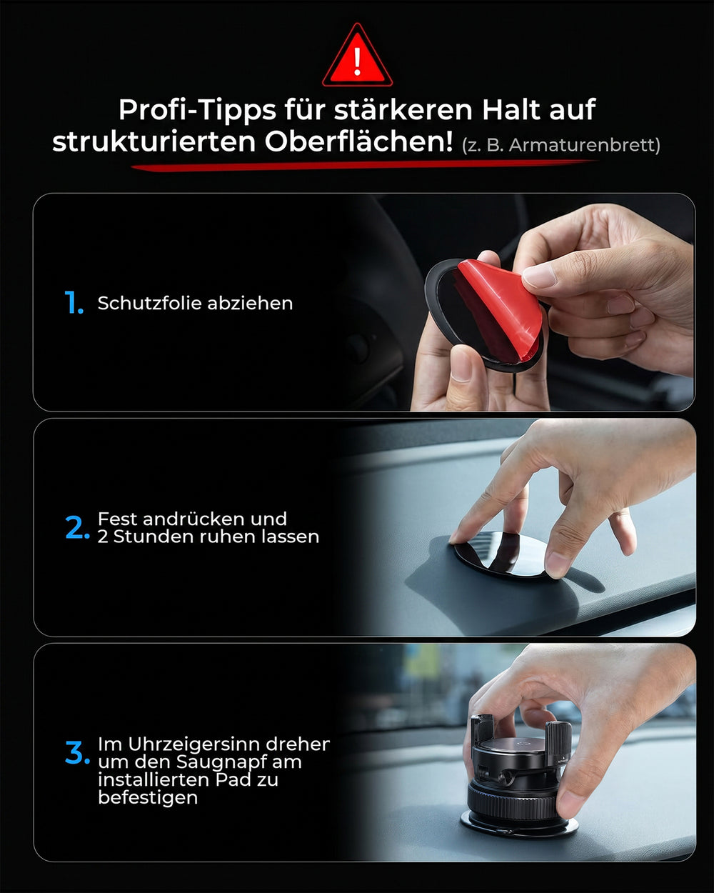 Vacuum Phone Stand - non Magnetic