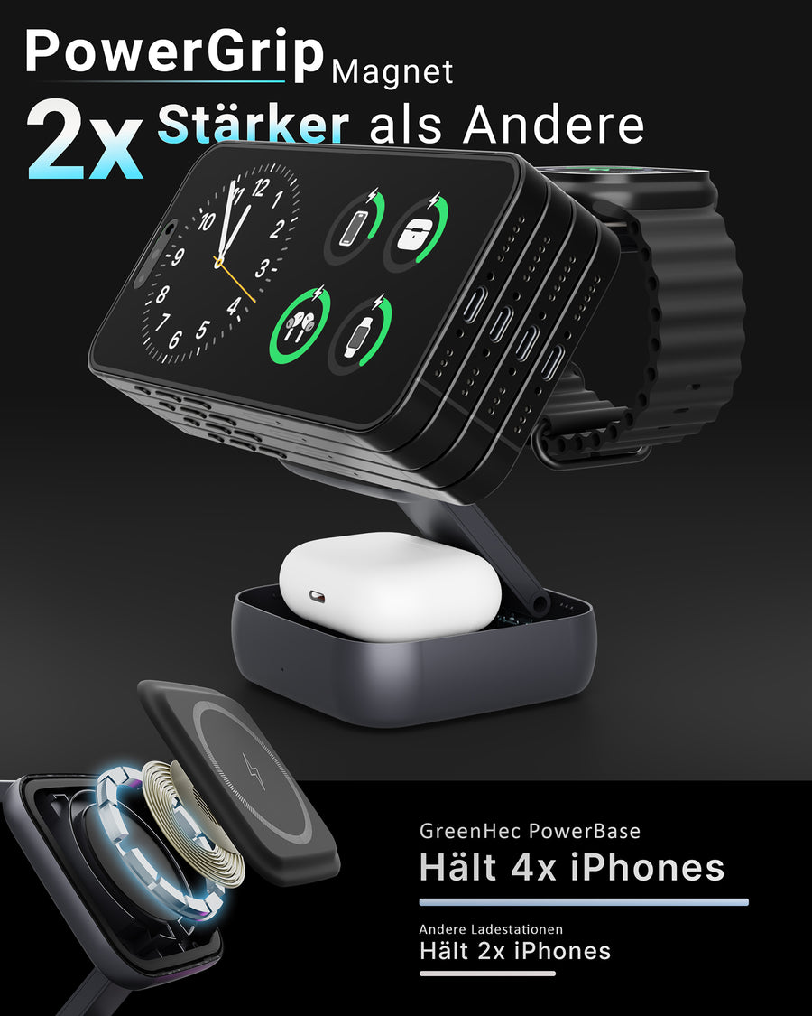 Trägt vier iPhones.