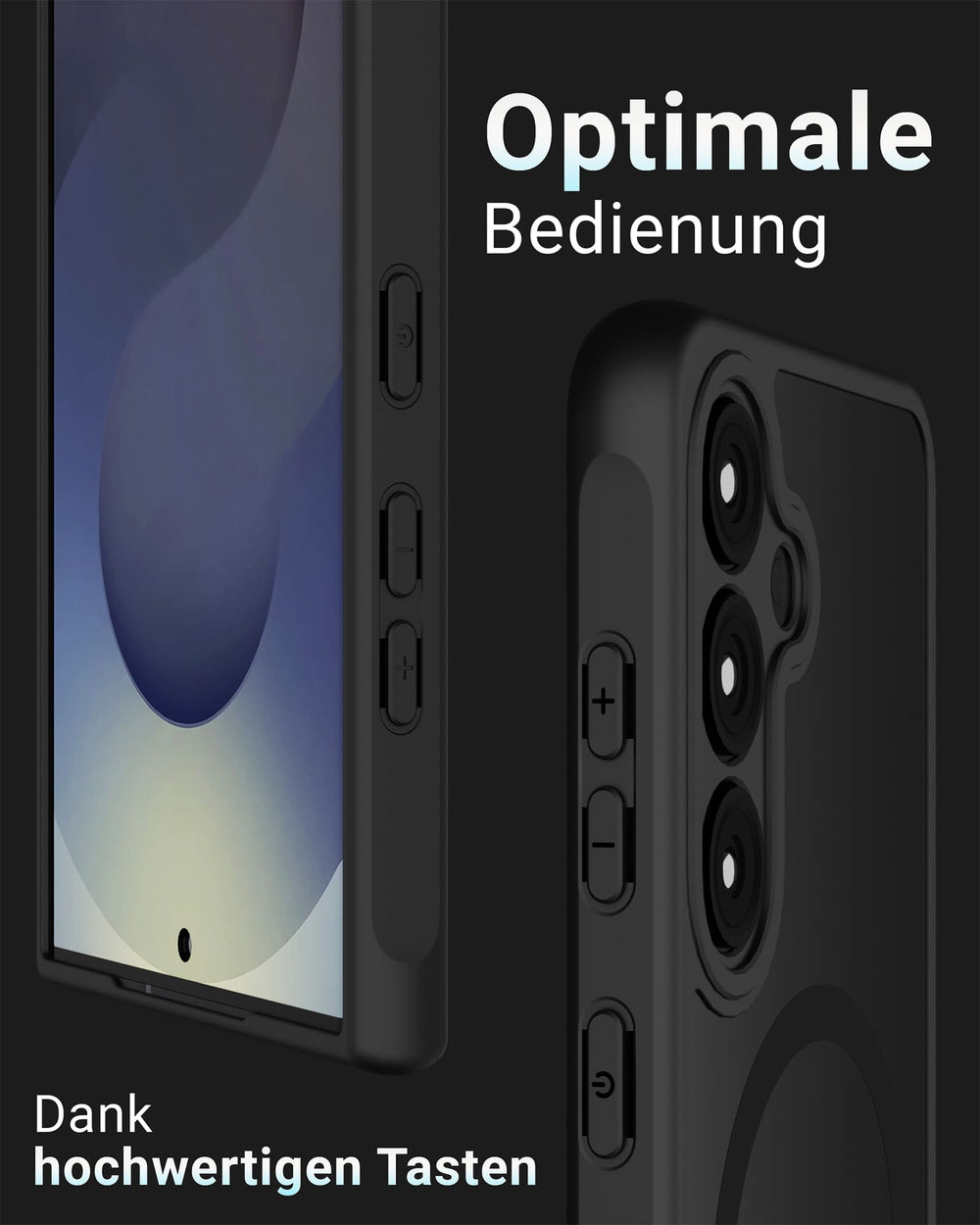 Frosted Black MagSafe Case - für Samsung Galaxy