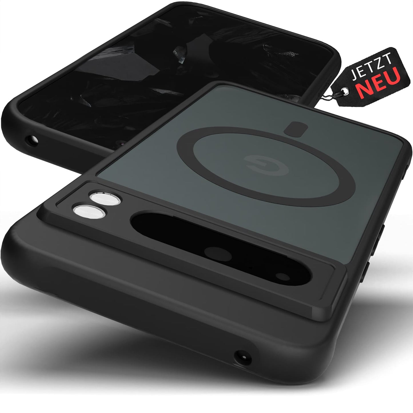 Frosted Black MagSafe Case für Google Pixel