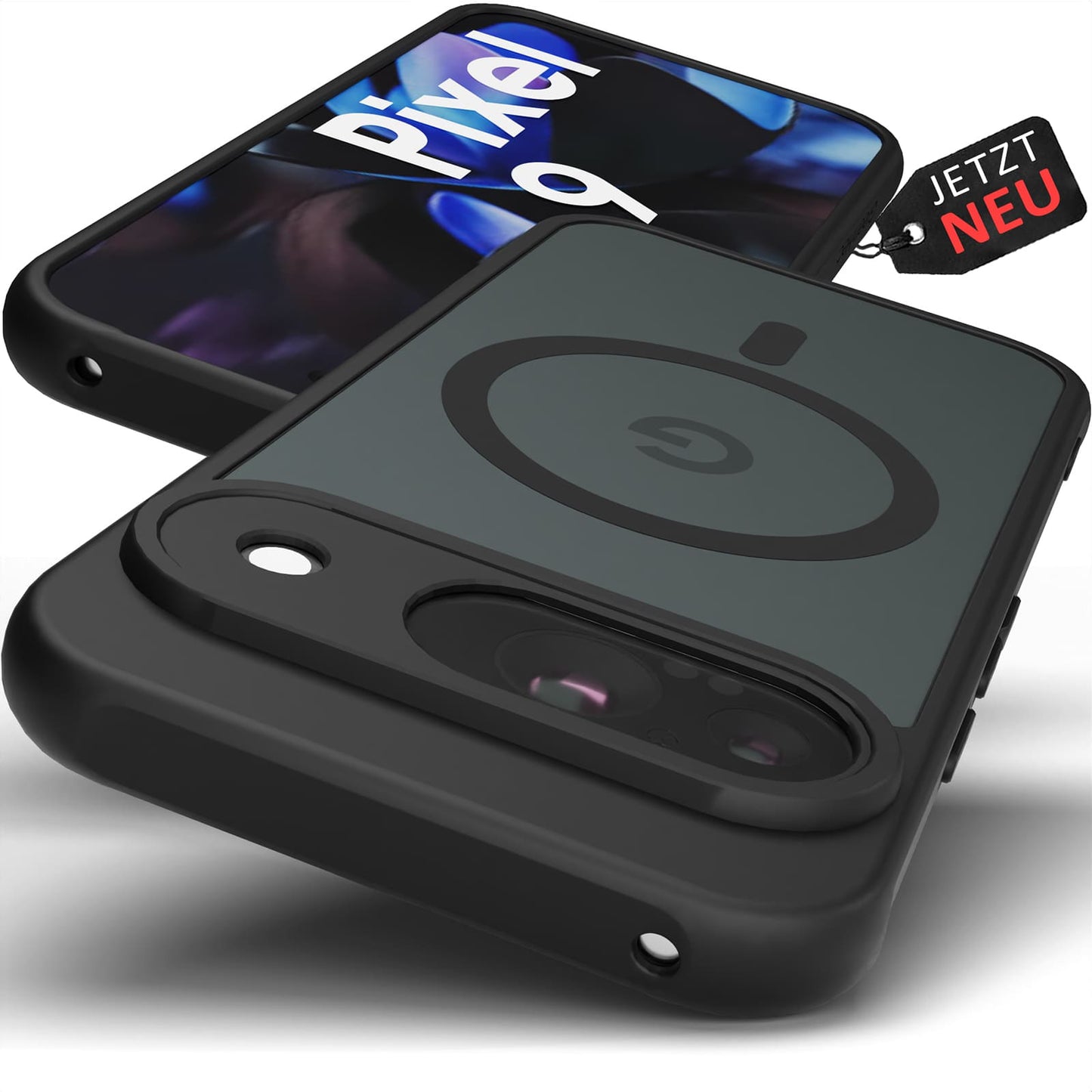 Frosted Black MagSafe Case für Google Pixel