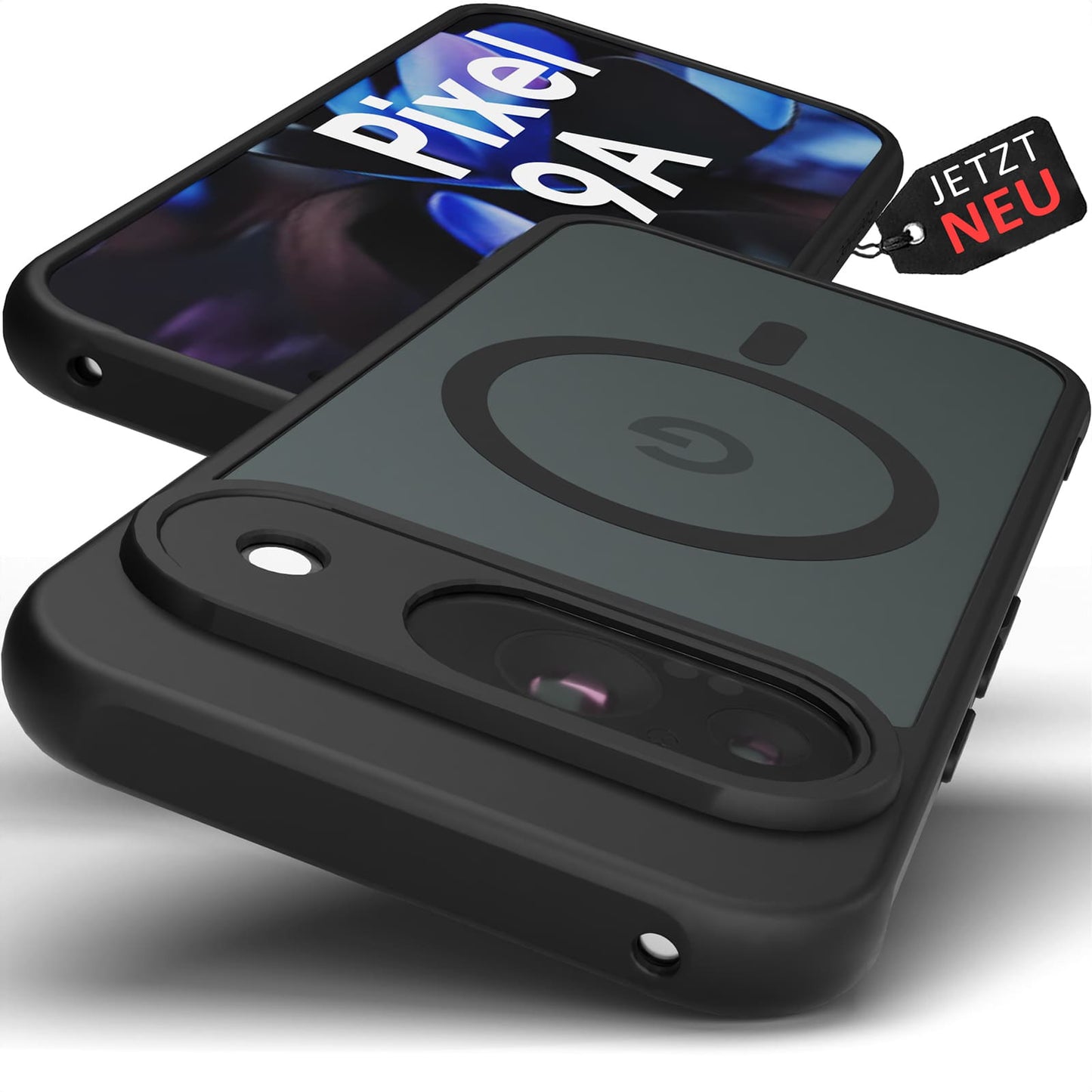 Frosted Black MagSafe Case für Google Pixel