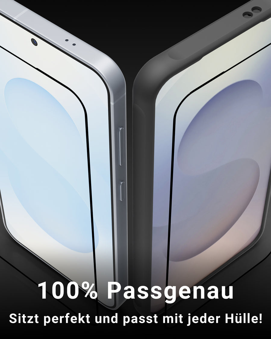 Fingerabdrucksensor und Hülle funktionieren.