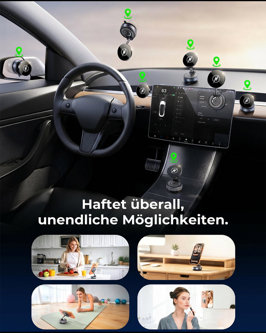 Navigation an, Akku voll.