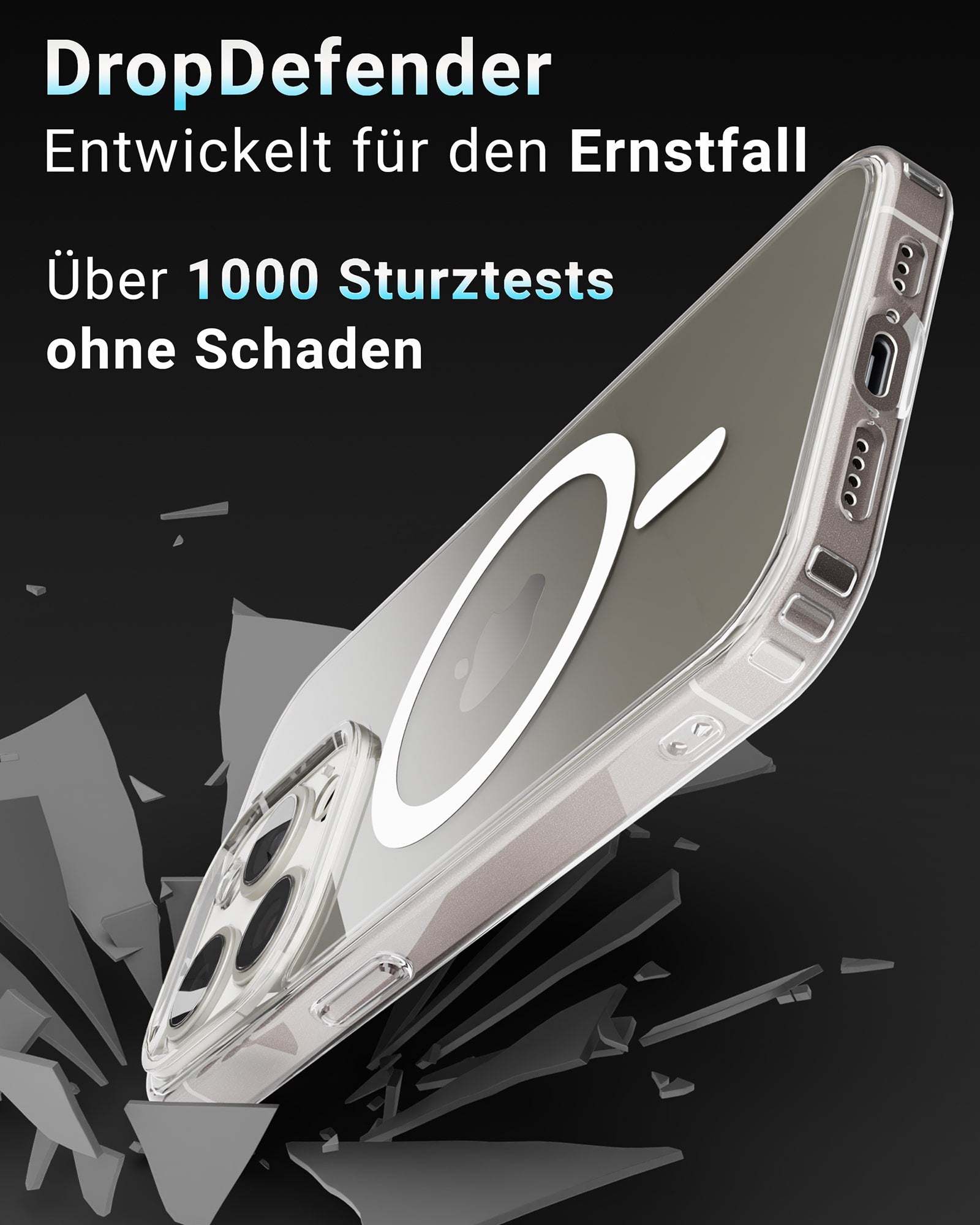 DropDefender Clear Case - für iPhone