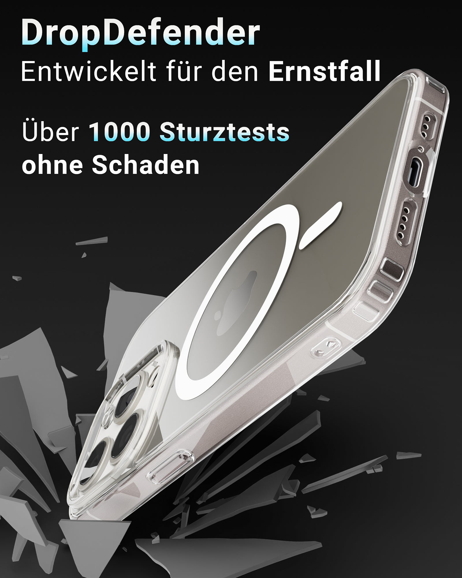 DropDefender Clear Case (Neue Generation)