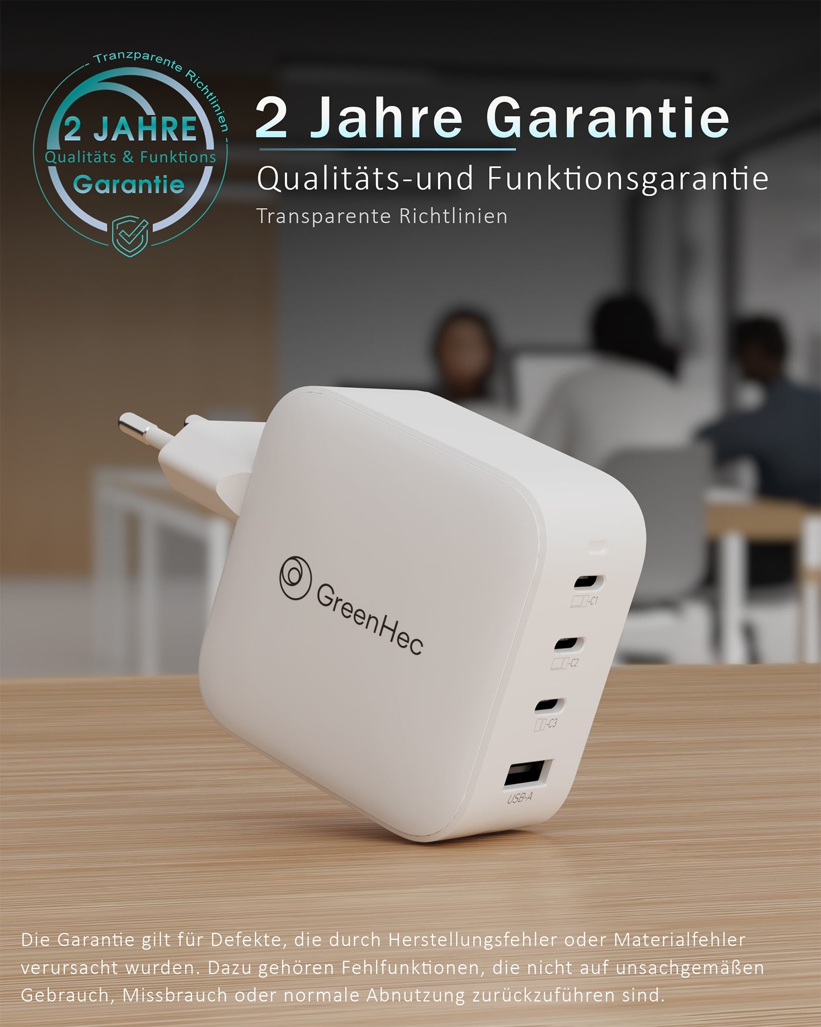 2 Jahre Garantie