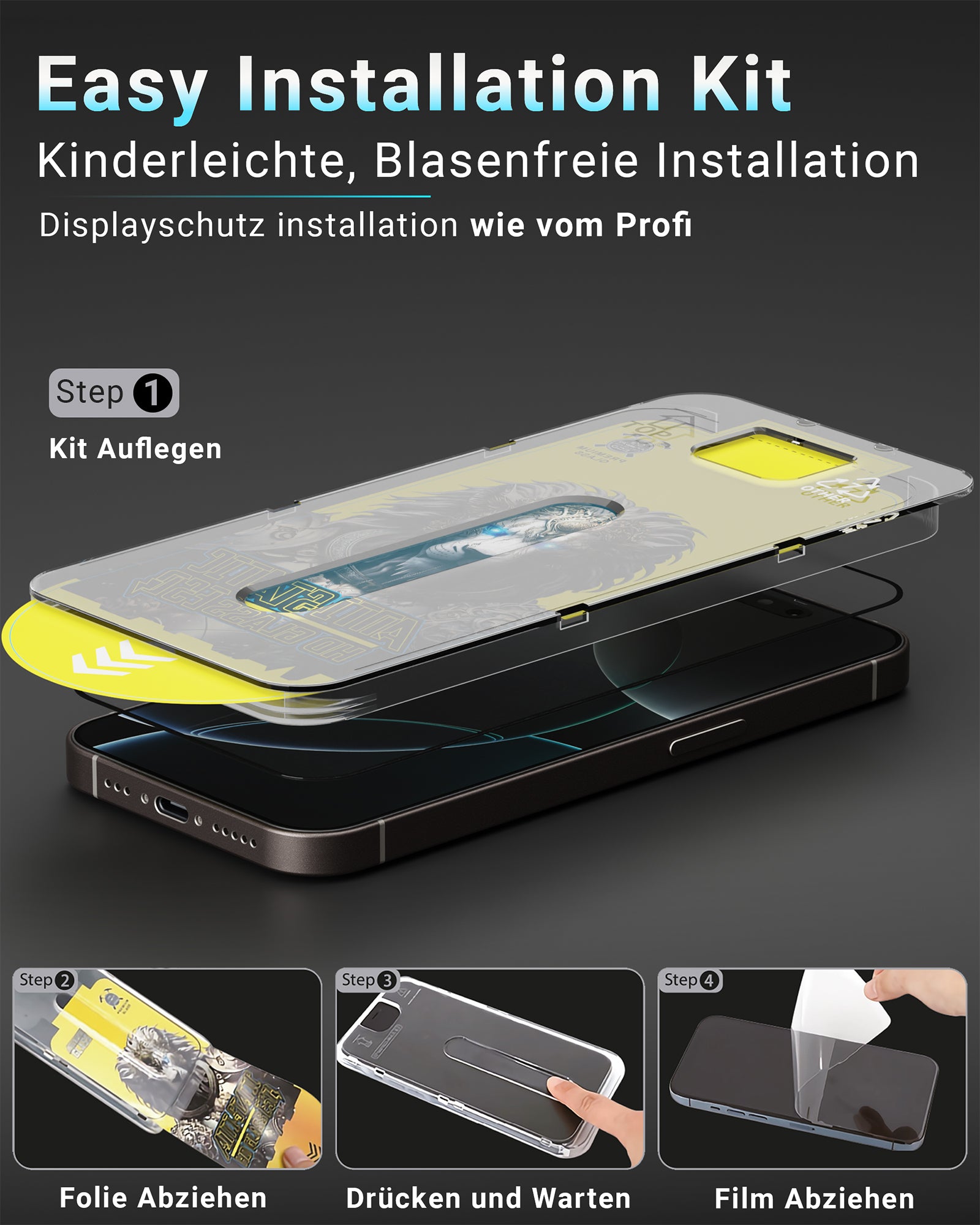 OmniShield Bundle (Frosted Case + EASY INSTALL Glass)