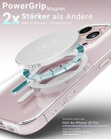 IceGlow Clear Case - Glitzer Handyhülle für iPhone