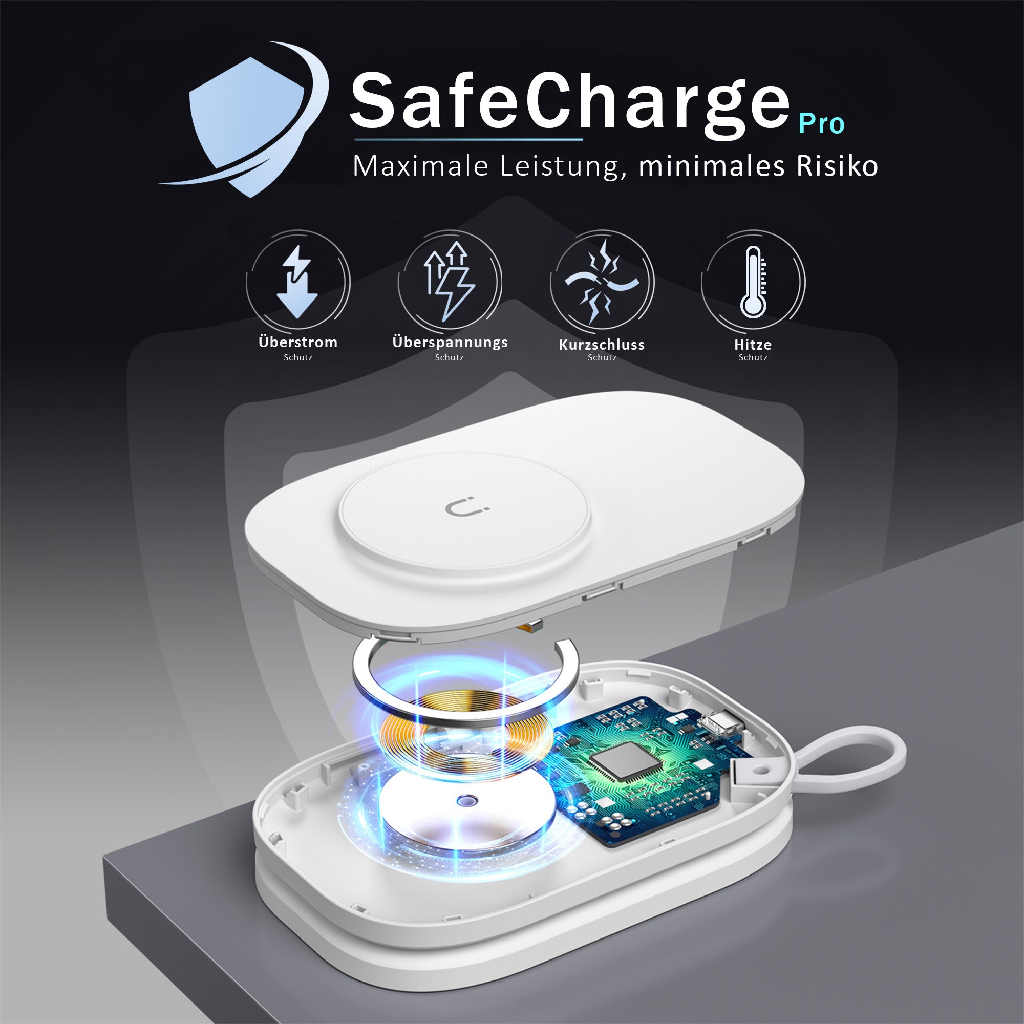 3in1 MagDock Ladestation