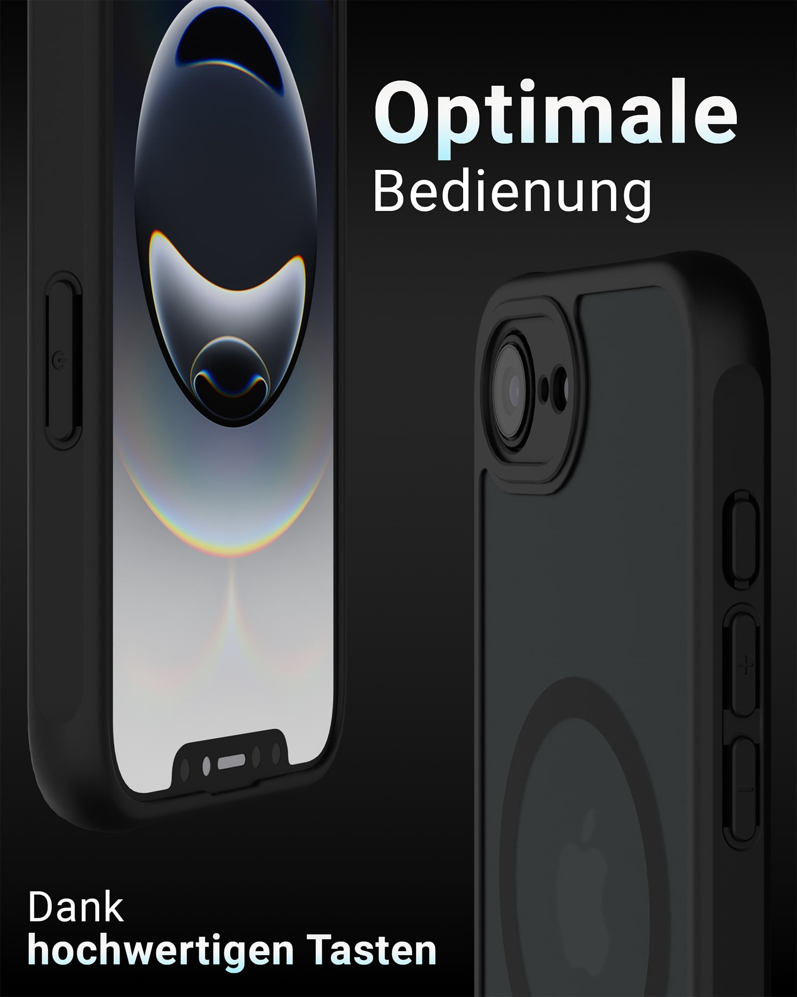 Frosted Black MagSafe Case - für iPhone 16e