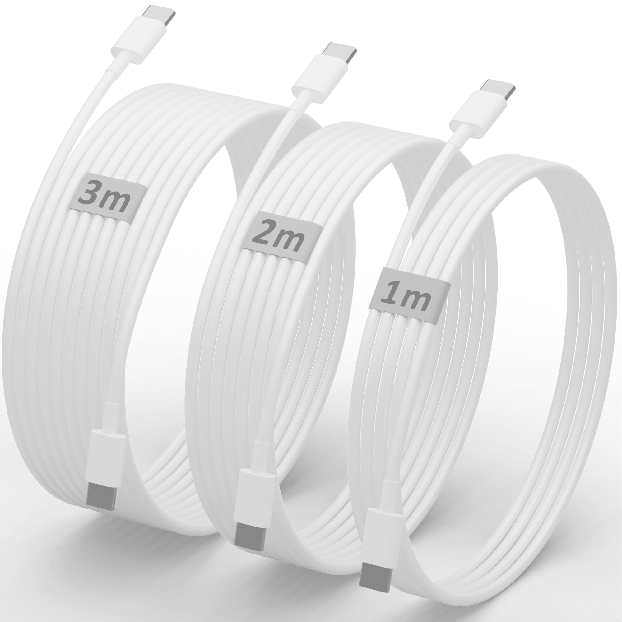 3in1 USB-C Kabel Bundle - 1m + 2m + 3m USB-C Kabel