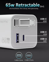 65w Charger Retracable