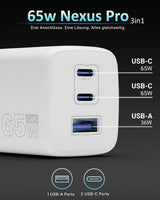 65w Nexus Pro 3in1 Ladegerät