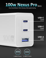 100w Nexus Pro Ladegerät - Schnellladegerät für Labtop, Macbook