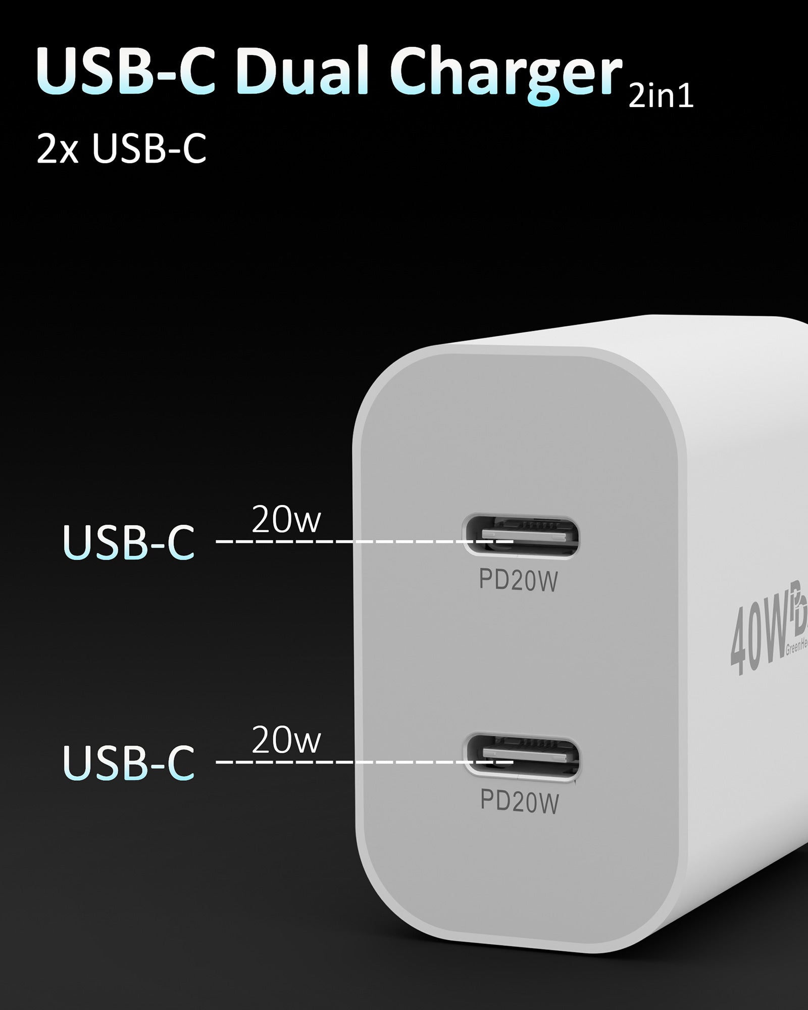 Power Essentials Bundle - MagSafe Ladegerät + USB-C Kabel + 40w Dual Charger | Netzteil Stecker 3in1