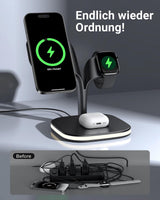 3-in-1 Magnetic PowerBase Charging Station for iPhone