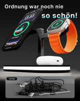 4in1 Magnetic LED PowerBase für iPhone
