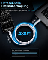 100w ThunderFlow USB-C Kabel