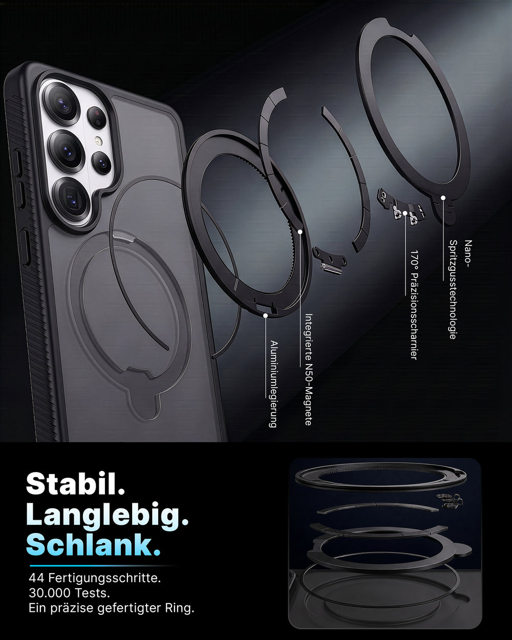 MagStand Frosted Case Samsung Galaxy