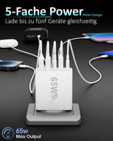 65W Penta Charger