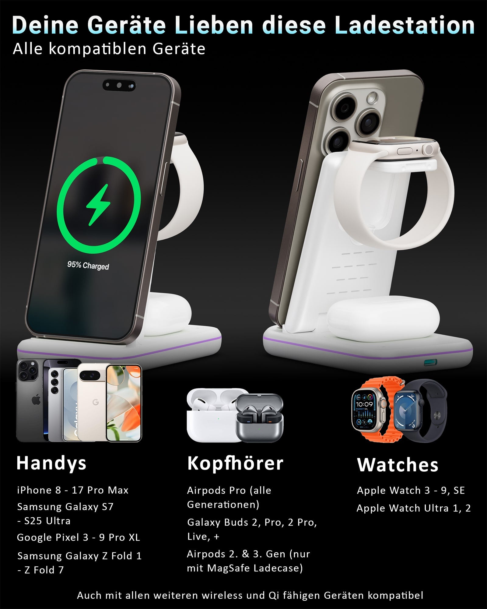3in1 Light PowerBase Charger