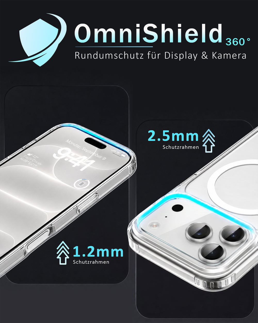 Clear Case Kameraschutz - für iPhone