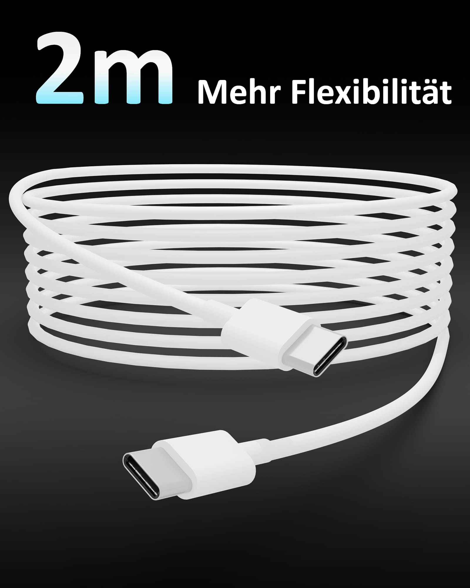 3in1 USB-C Kabel Bundle - 1m + 2m + 3m USB-C Kabel