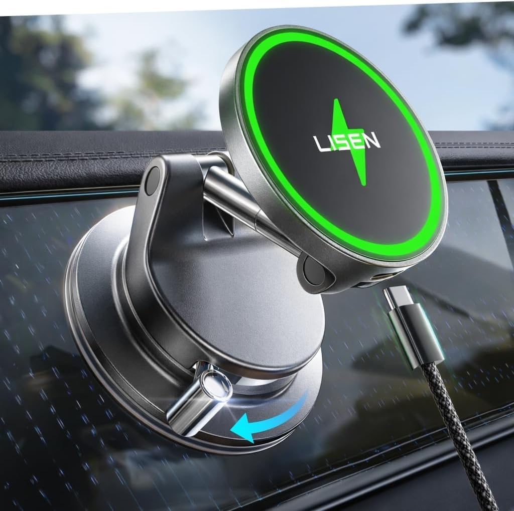 LISEN W608 Pro Qi2.2 Wireless Car Charger