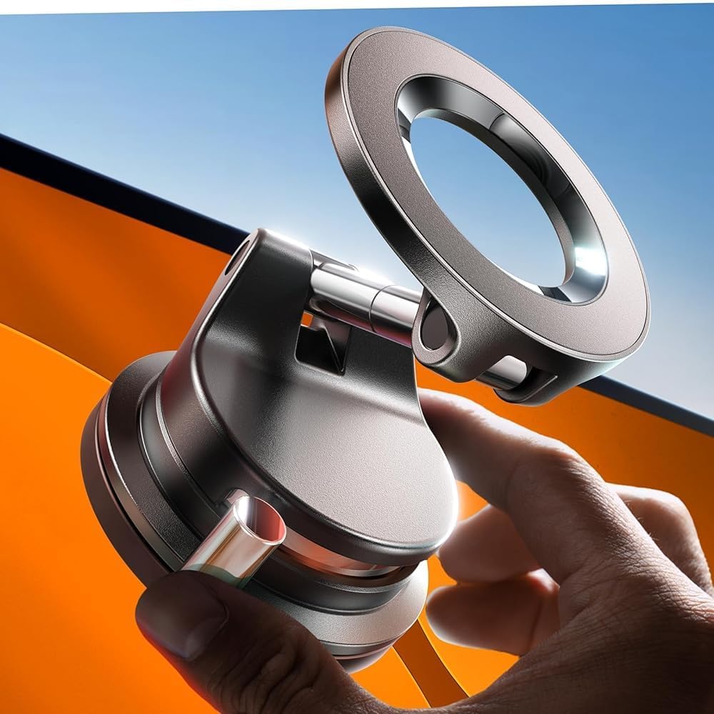 LISEN A608 Manual Suction Magnetic Car Phone Mount - View 8