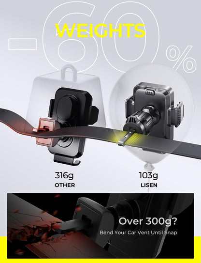 LISEN Clamp Arm Wireless Car Charger