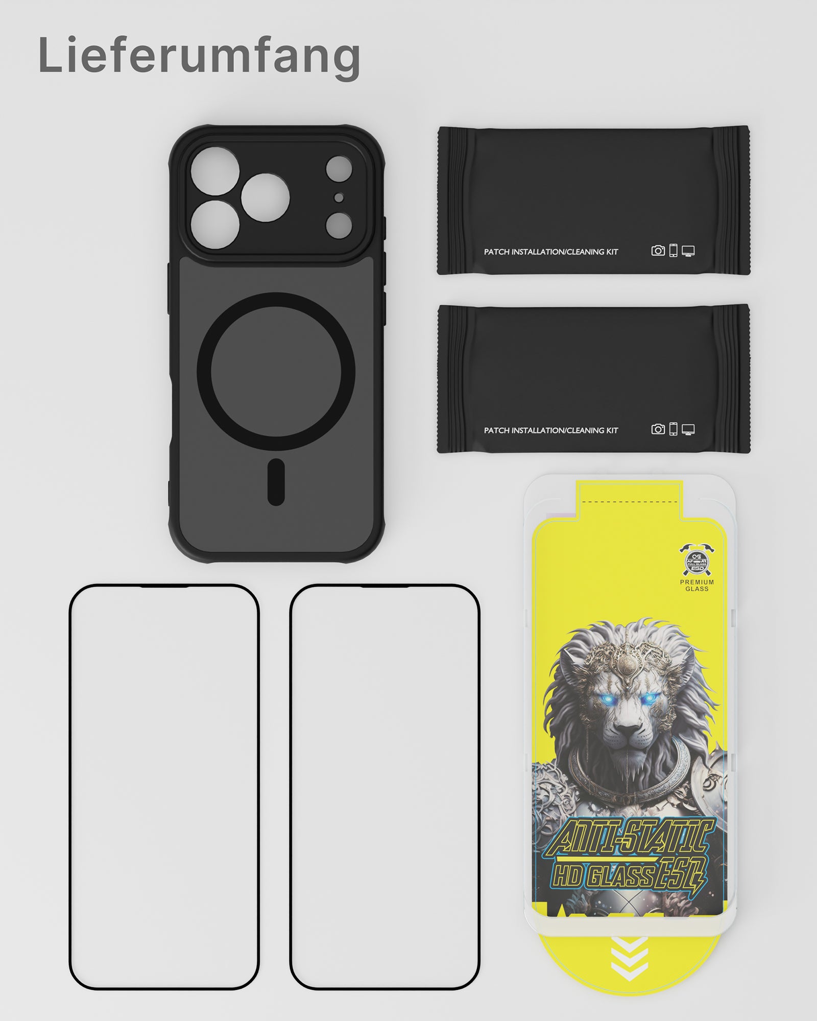 OmniShield Bundle (Frosted Case + EASY INSTALL Glass)