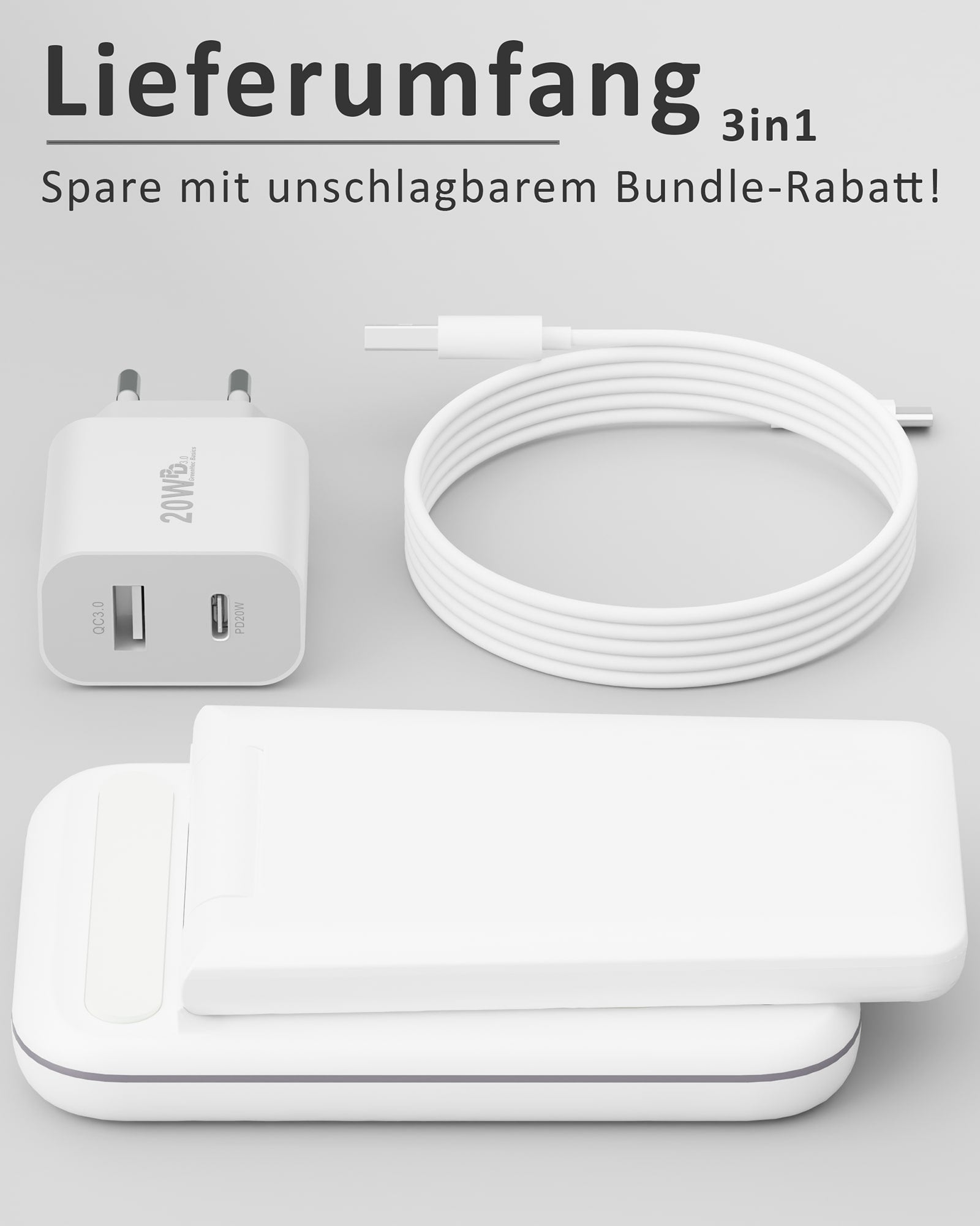 3in1 Light PowerBase Charger