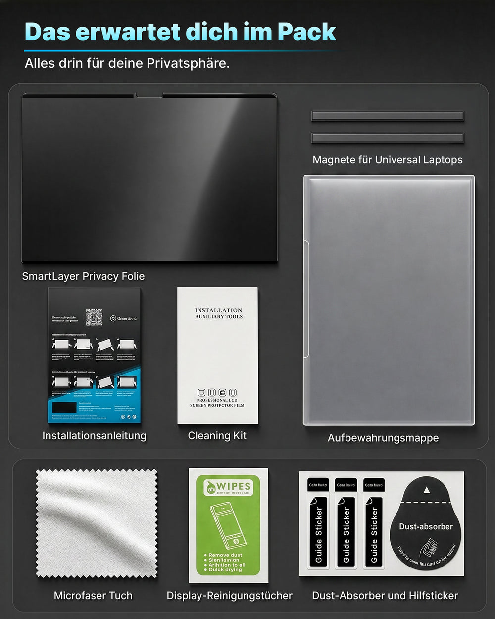 Smartlayer Privacy Folie für MacBooks