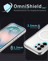 Clear Case con protección de cámara para Samsung serie S26