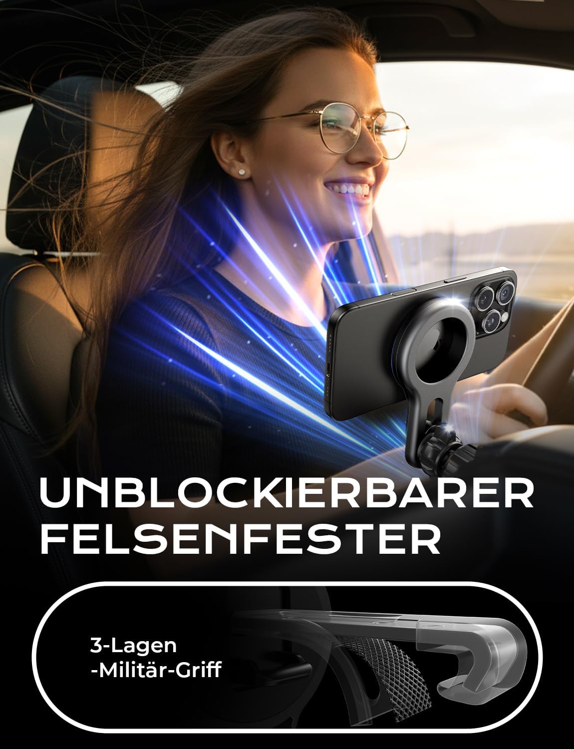 LISEN Magnetic Air Vent Phone Holder