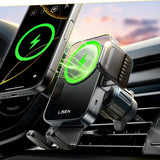 LISEN Support voiture chargeur sans fil – bras de serrage avec charge rapide