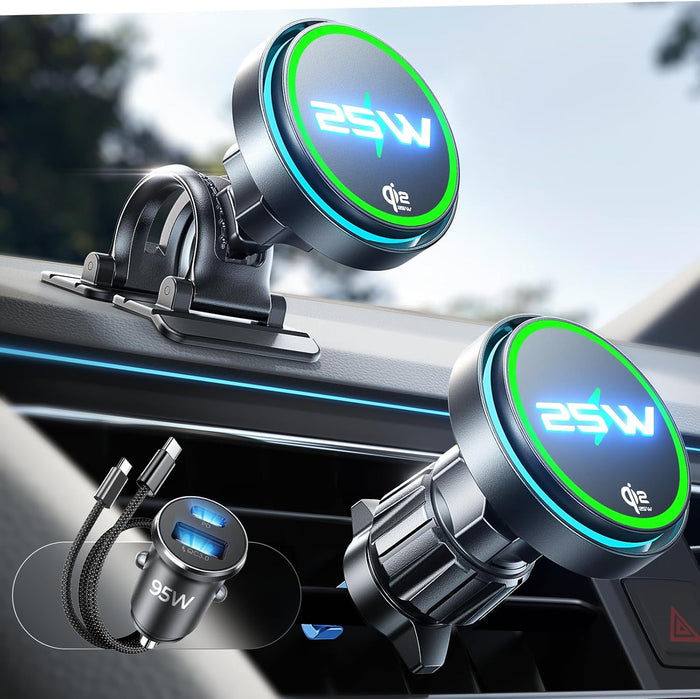 LISEN W116 Qi2.2 Auto-Wireless-Charger – mit aktivem Kühl-Lüfter
