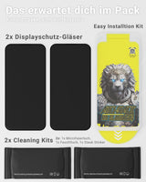 EASY INSTALL Privacy Glass 2er Pack - für iPhone