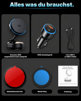 Vacuum Phone Stand 25W Wireless Charging
