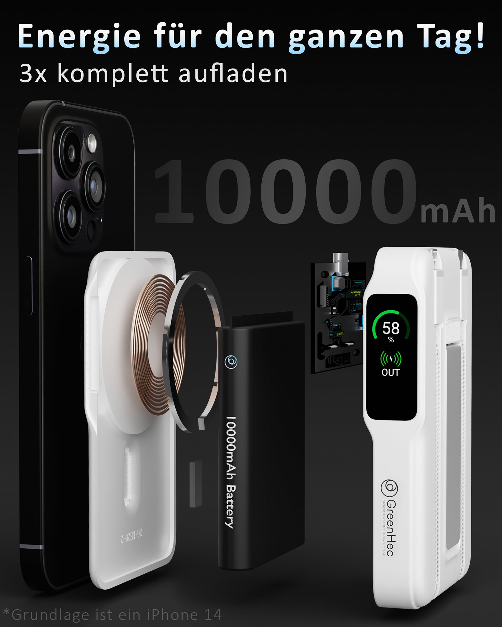 MagStand Ultra Powerbank - 6in1