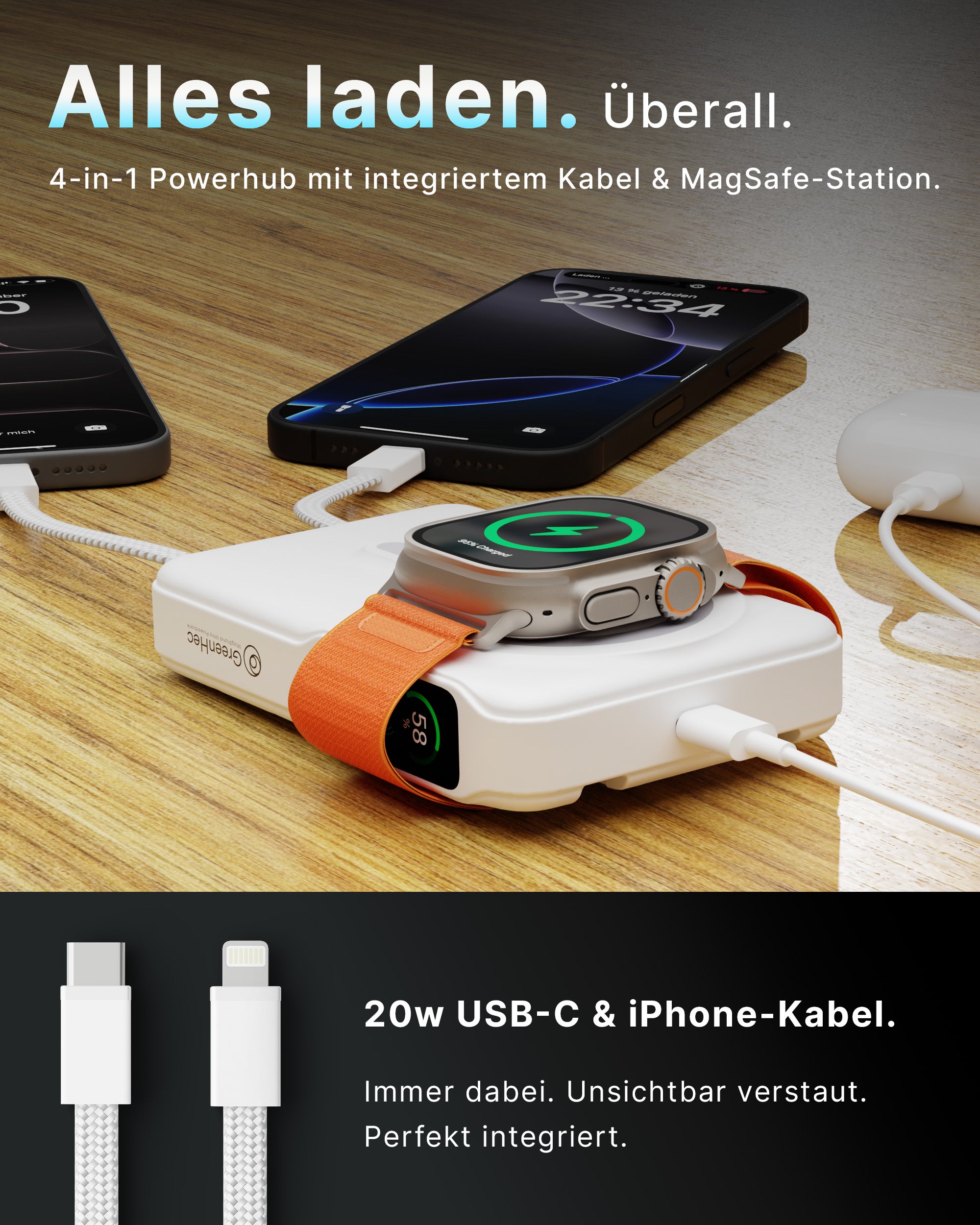 MagStand Ultra Powerbank - 6in1