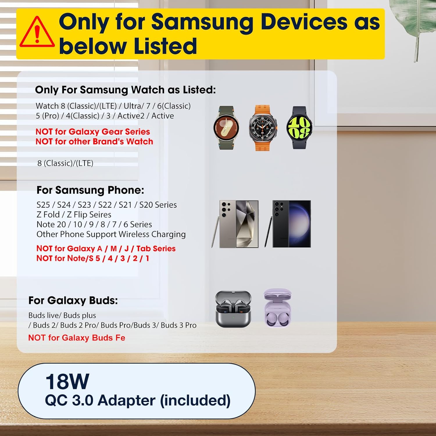 5in1 Alarm Clock PowerBase for Samsung